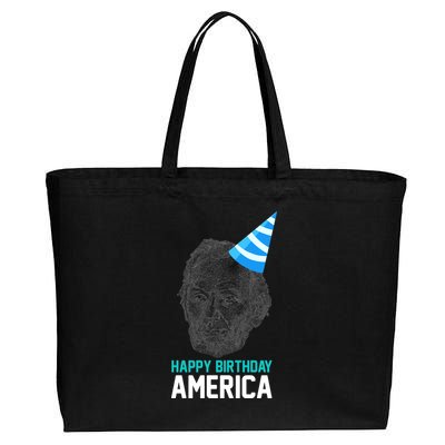 Happy Birthday America Cotton Canvas Jumbo Tote