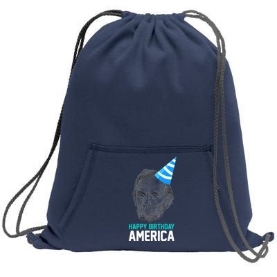 Happy Birthday America Sweatshirt Cinch Pack Bag