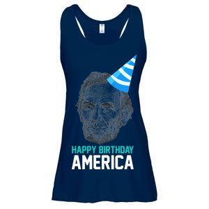 Happy Birthday America Ladies Essential Flowy Tank