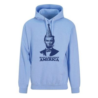 Happy Birthday America Abe Lincoln Unisex Surf Hoodie