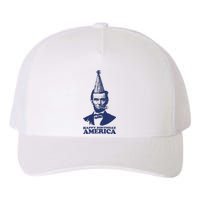 Happy Birthday America Abe Lincoln Yupoong Adult 5-Panel Trucker Hat