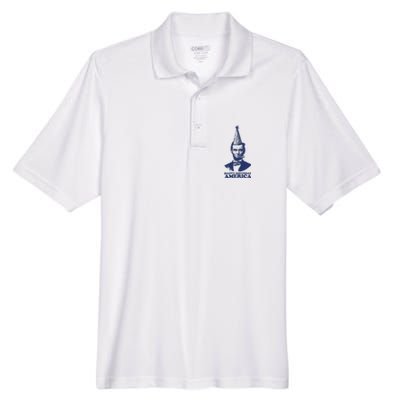 Happy Birthday America Abe Lincoln Men's Origin Performance Piqué Polo