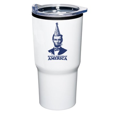 Happy Birthday America Abe Lincoln Tumbler