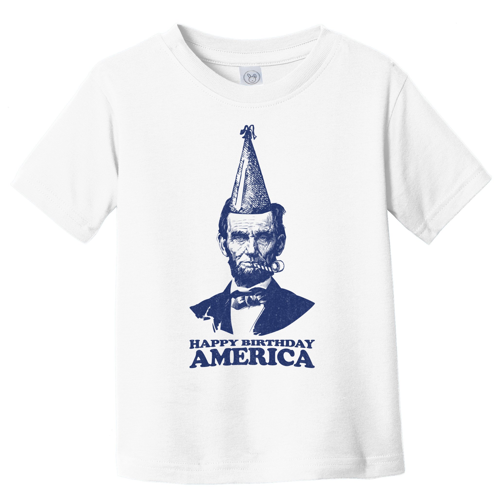 Happy Birthday America Abe Lincoln Toddler T-Shirt