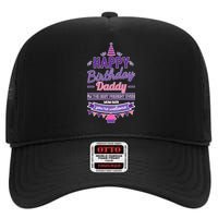 Happy Birthday Daddy Daughter  High Crown Mesh Back Trucker Hat