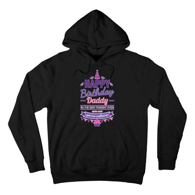 Happy Birthday Daddy Daughter  Hoodie