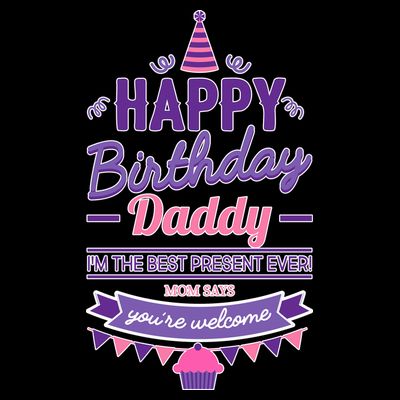 Happy Birthday Daddy Daughter  T-Shirt