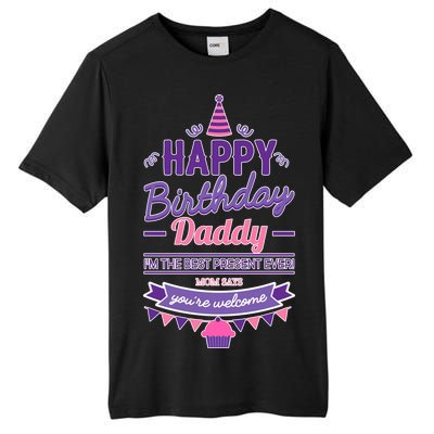 Happy Birthday Daddy Daughter  Tall Fusion ChromaSoft Performance T-Shirt