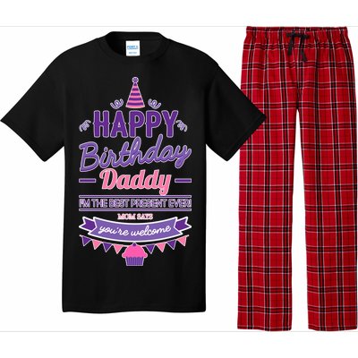 Happy Birthday Daddy Daughter  Pajama Set