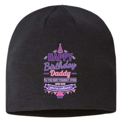 Happy Birthday Daddy Daughter  Sustainable Beanie