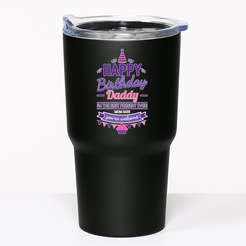 Happy Birthday Daddy Daughter  Tumbler