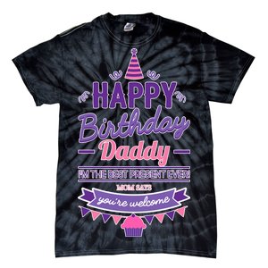 Happy Birthday Daddy Daughter  Tie-Dye T-Shirt