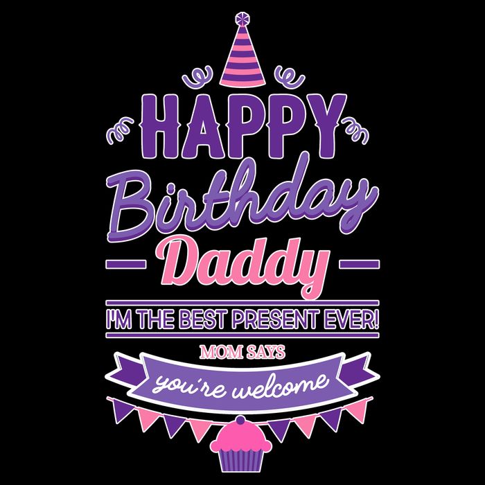 Happy Birthday Daddy Daughter  Kids Hoodie