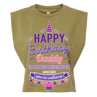 Happy Birthday Daddy Daughter  Garment-Dyed Women's Muscle Tee