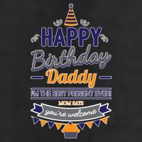 Happy Birthday Daddy Son 7 Panel Mesh Trucker Snapback Hat