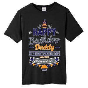 Happy Birthday Daddy Son Tall Fusion ChromaSoft Performance T-Shirt