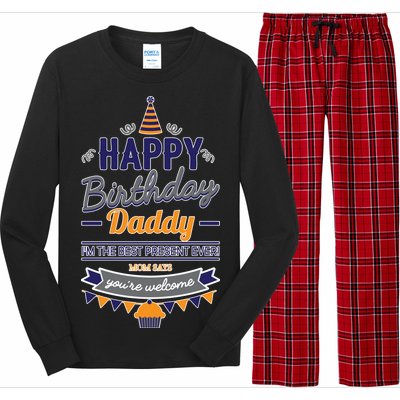 Happy Birthday Daddy Son Long Sleeve Pajama Set