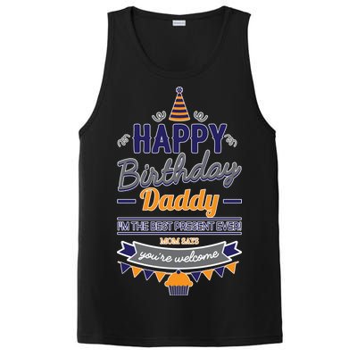 Happy Birthday Daddy Son PosiCharge Competitor Tank