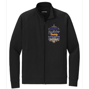 Happy Birthday Daddy Son Stretch Full-Zip Cadet Jacket