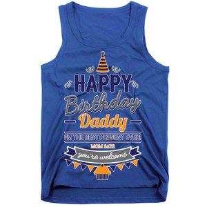 Happy Birthday Daddy Son Tank Top