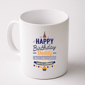 Happy Birthday Daddy Son Coffee Mug