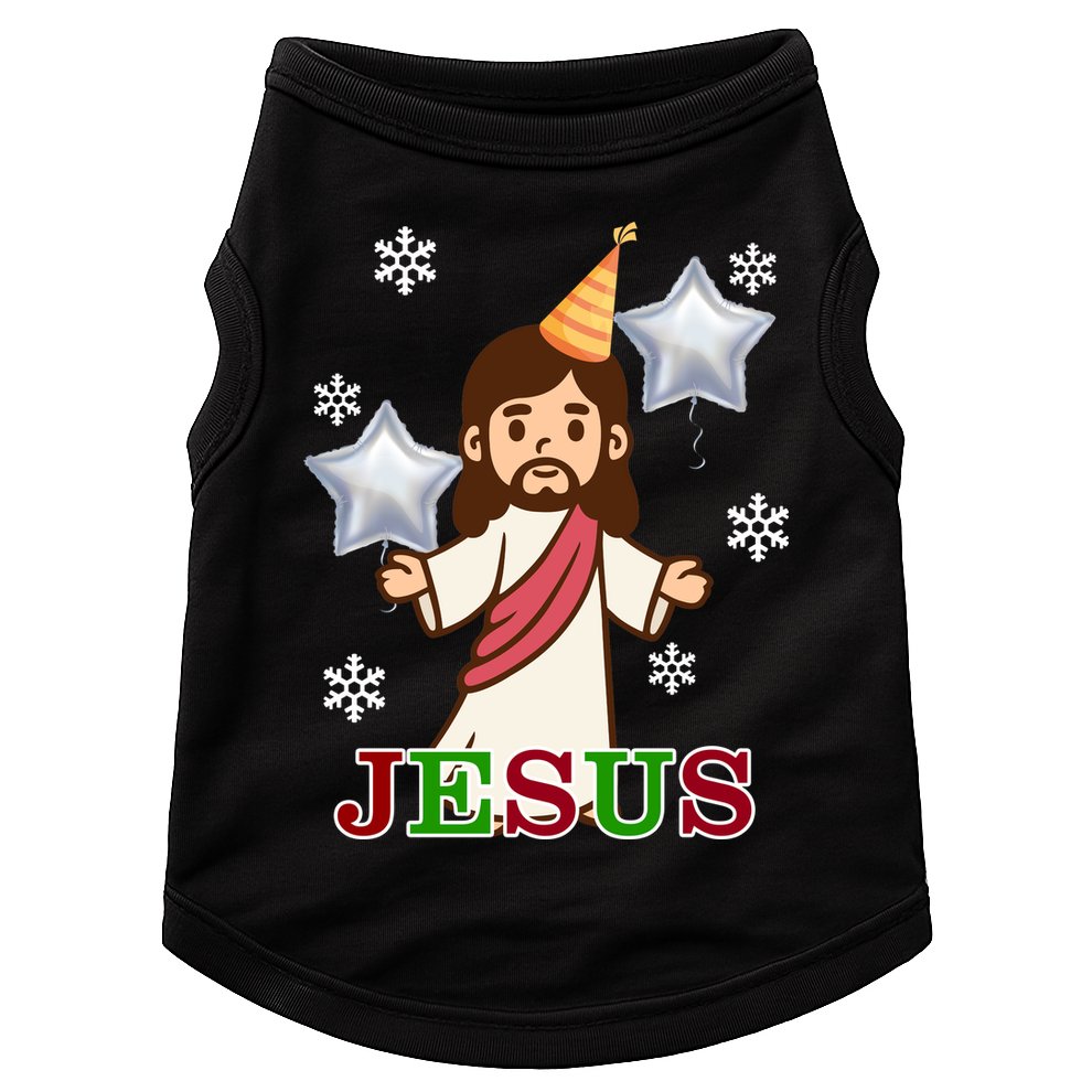 Happy Birthday Jesus Doggie Tank