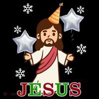 Happy Birthday Jesus 7-Panel Snapback Hat