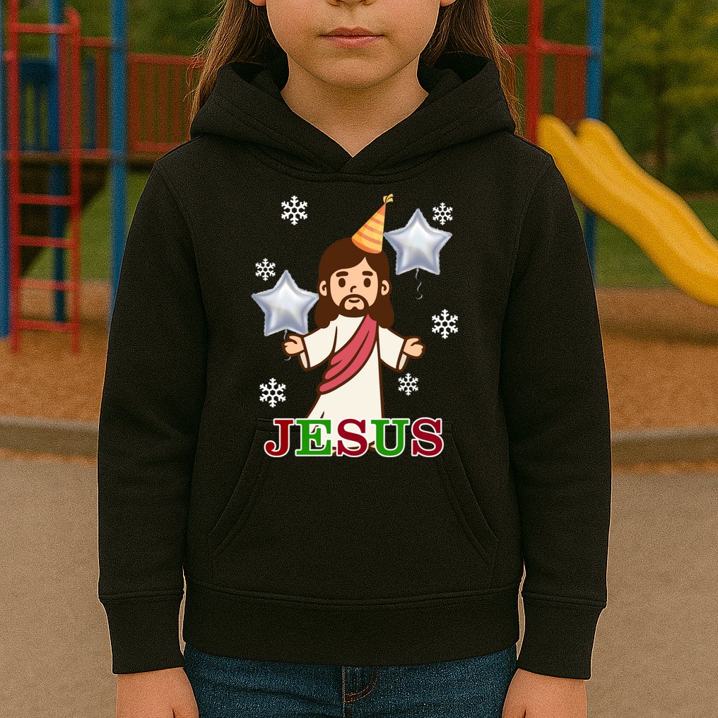 Happy Birthday Jesus Kids Hoodie