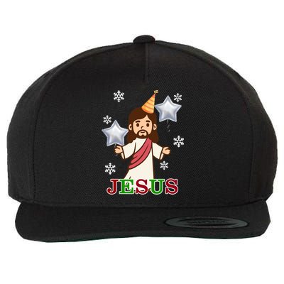 Happy Birthday Jesus Wool Snapback Cap