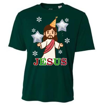 Happy Birthday Jesus Cooling Performance Crew T-Shirt