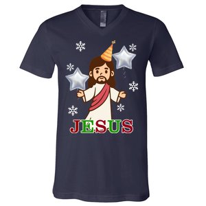 Happy Birthday Jesus V-Neck T-Shirt