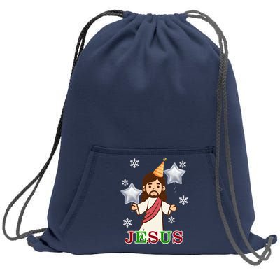 Happy Birthday Jesus Sweatshirt Cinch Pack Bag