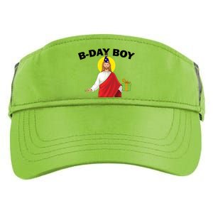 Happy Birthday Jesus! B-Day Boy Adult Drive Performance Visor