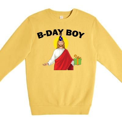 Happy Birthday Jesus! B-Day Boy Premium Crewneck Sweatshirt