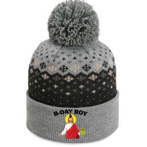 Happy Birthday Jesus! B-Day Boy The Baniff Cuffed Pom Beanie