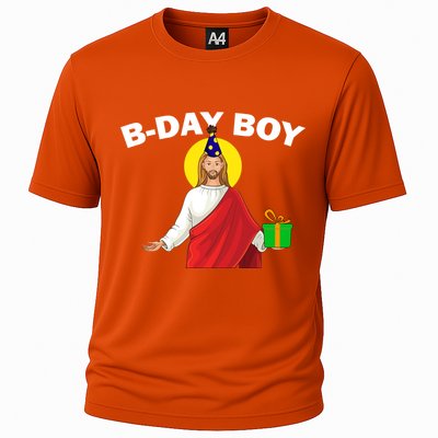 Happy Birthday Jesus! B-Day Boy Cooling Performance Crew T-Shirt