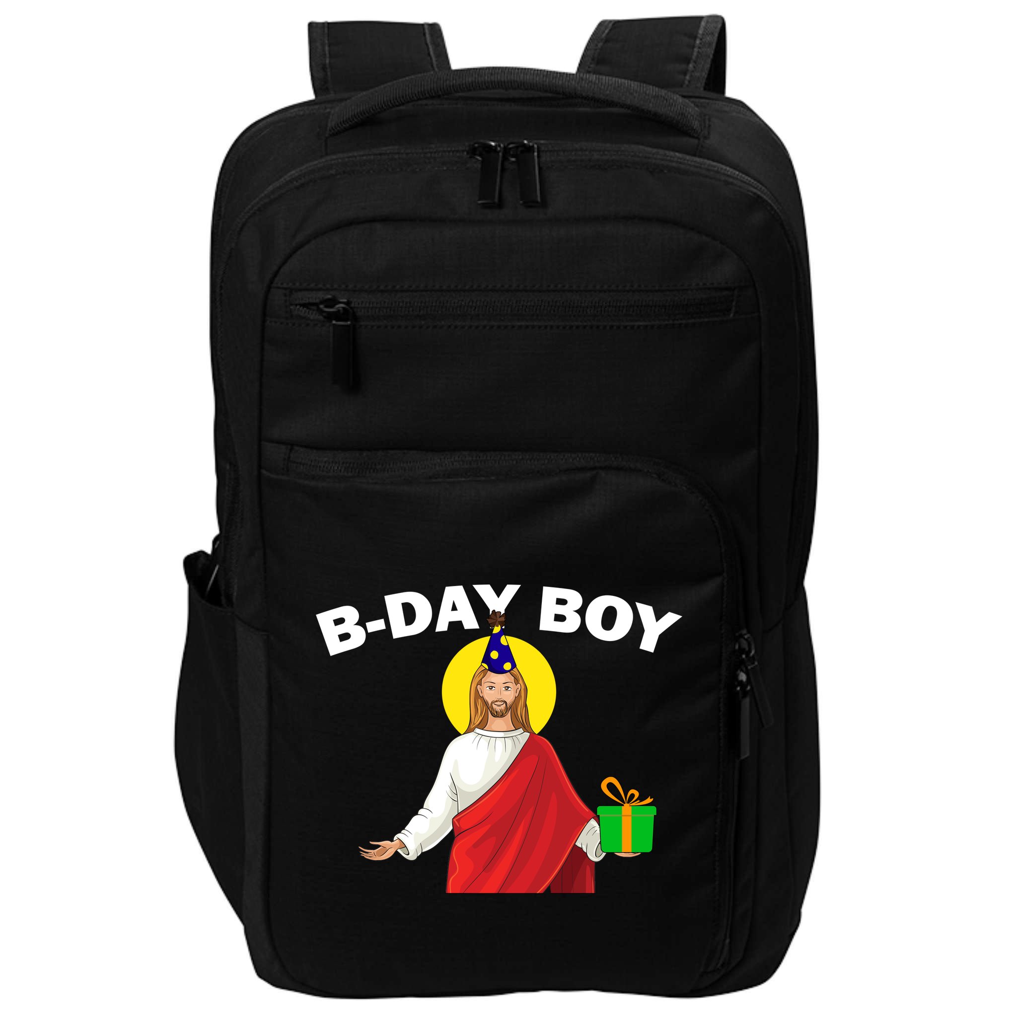 Happy Birthday Jesus! B-Day Boy Impact Tech Backpack