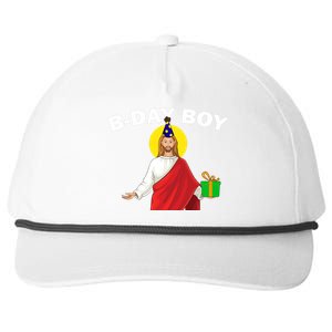 Happy Birthday Jesus! B-Day Boy Snapback Five-Panel Rope Hat