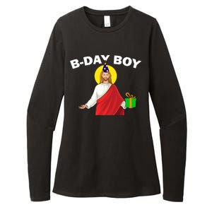 Happy Birthday Jesus! B-Day Boy Womens CVC Long Sleeve Shirt