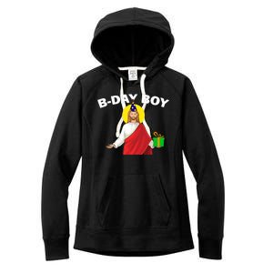 Happy Birthday Jesus! B-Day Boy Women's Fleece Hoodie