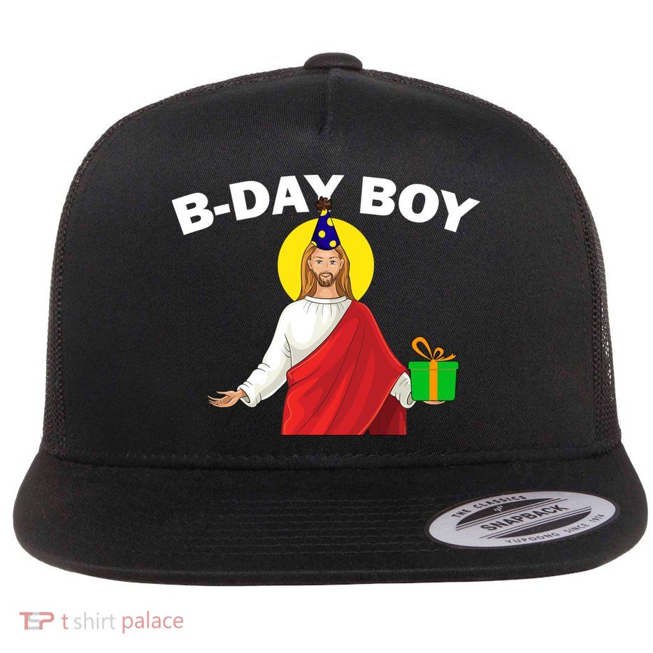 Happy Birthday Jesus! B-Day Boy Flatbill Hat