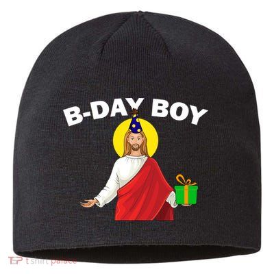 Happy Birthday Jesus! B-Day Boy Sustainable Beanie