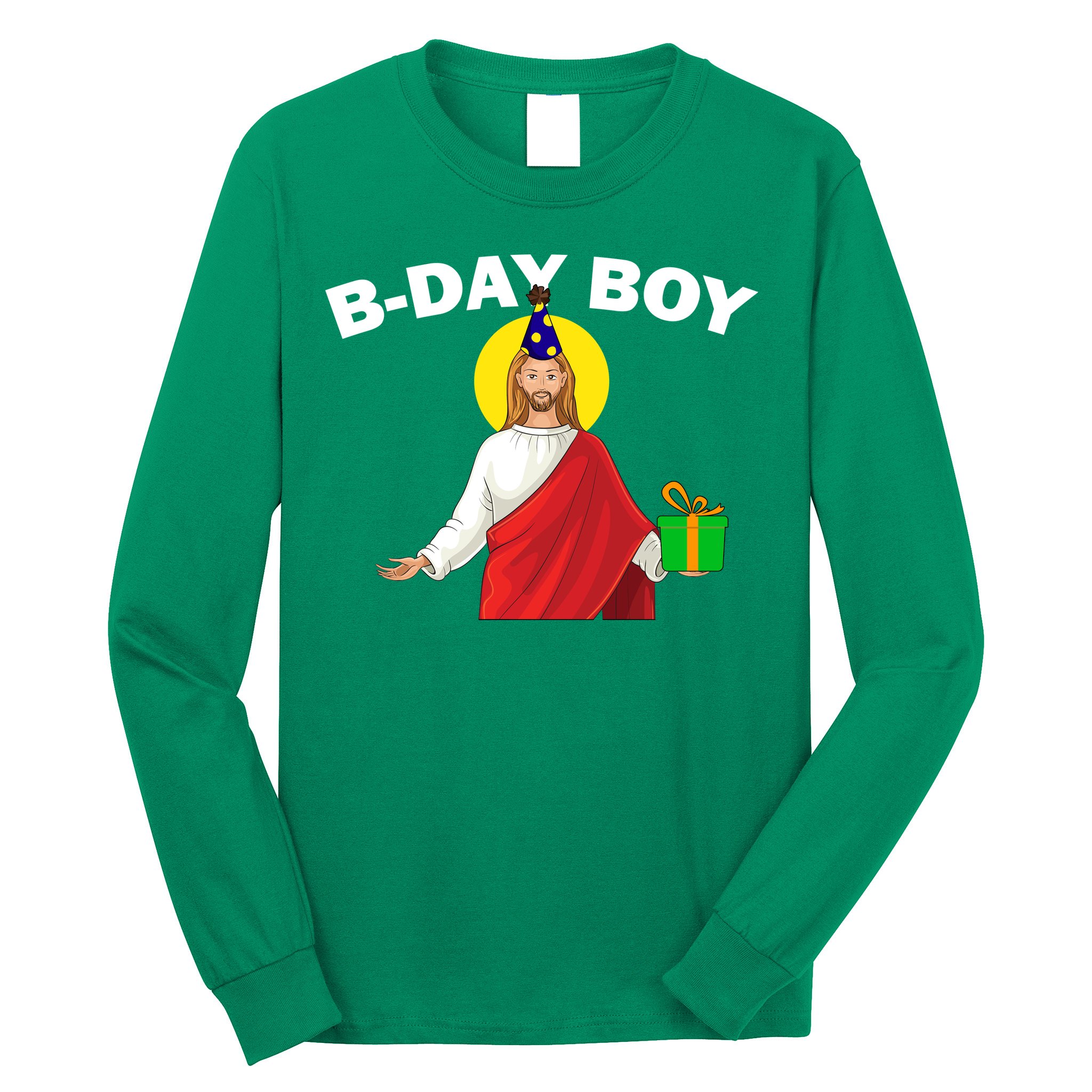 Happy Birthday Jesus! B-Day Boy Long Sleeve Shirt