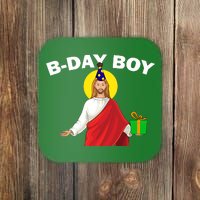 Happy Birthday Jesus! B-Day Boy Coaster