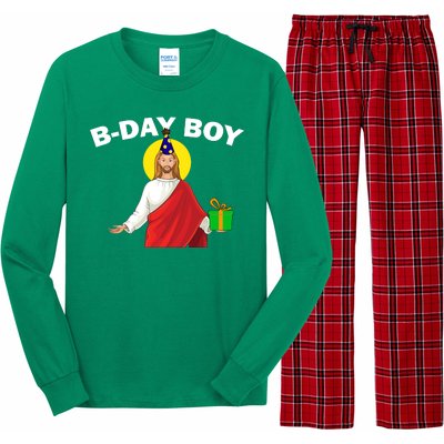 Happy Birthday Jesus! B-Day Boy Long Sleeve Pajama Set