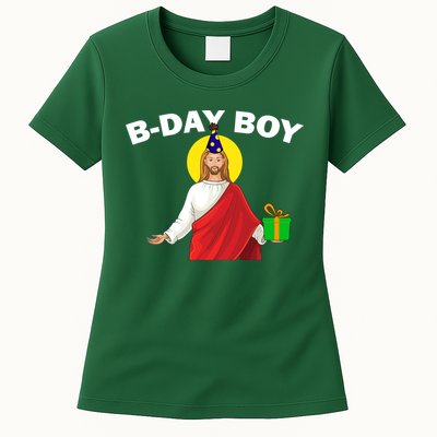 Happy Birthday Jesus! B-Day Boy Womens T-Shirt