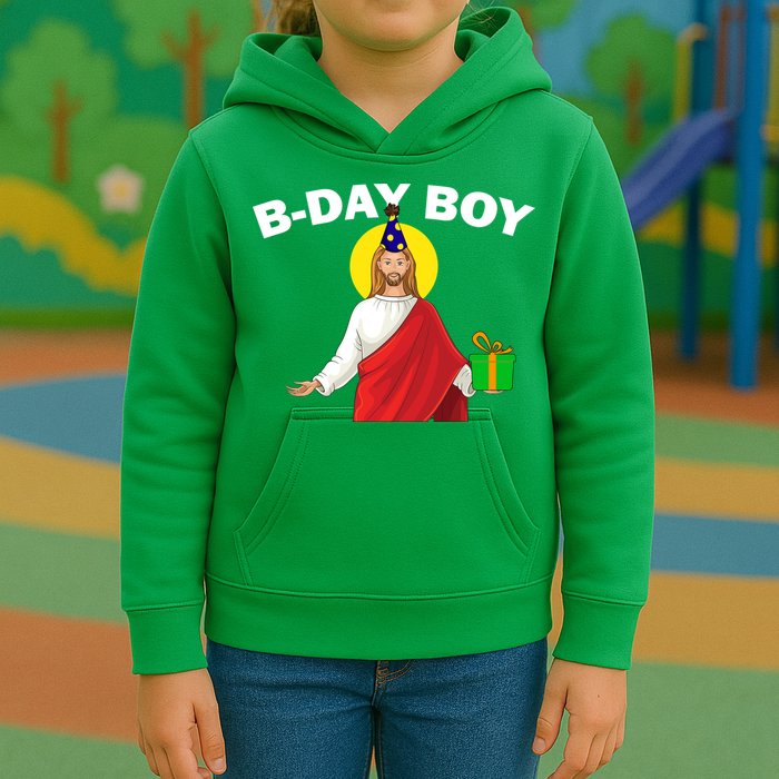 Happy Birthday Jesus! B-Day Boy Kids Hoodie