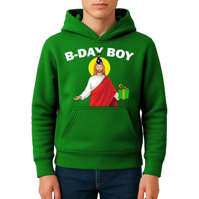 Happy Birthday Jesus! B-Day Boy Kids Hoodie