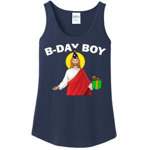 Happy Birthday Jesus! B-Day Boy Ladies Essential Tank