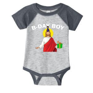 Happy Birthday Jesus! B-Day Boy Infant Baby Jersey Bodysuit